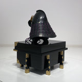 【O-021-K】Purple thread laced Iyo two-piece cuirass armor (helmet only)：紫糸威伊予二枚胴（兜のみ）