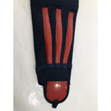 [O-075] Two-pieces Black-lacquered Arm Gauntlets,Shin guard set