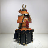 【O-006】Gold Small Plate Scarlet Laced Two-Piece Cuirass Armor：金小札緋威二枚胴具足