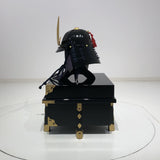 【O-074-K】Deep navy blue thread laced cloud dragon two-piece cuirass armor (helmet only)：濃紺糸威雲龍二枚胴具足（兜のみ）