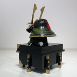【O-027-K】Yomogi thread laced diamond laced two-piece cuirass armor (helmet only)：蓬糸威菱綴二枚胴具足（兜のみ）