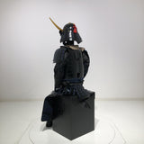 【O-074】Deep navy blue thread laced cloud and dragon two-piece cuirass armor：濃紺糸威雲龍二枚胴具足