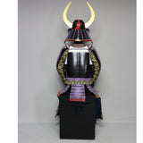 【O-040】Purple Thread Laced Flat Angle Side Crest Two-Piece Cuirass Armor：紫糸威平角脇立ニ枚胴具足