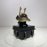 【O-024-K】Deep navy blue thread laced Buddha two-piece cuirass armor (helmet only)：紺糸威仏ニ枚胴（兜のみ）