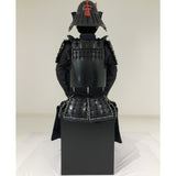【O-036】Black Thread Laced Vertical Seam Two-Piece Cuirass Armor：黒糸威縦矧二枚胴具足