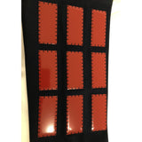 [O-075] Two-pieces Black-lacquered Arm Gauntlets,Shin guard set