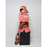 【O-038】Red Thread Laced Large Sleeved Red Two-Piece Cuirass Armor：赤糸威大袖赤二枚胴具足