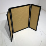 [B-146] Gold folding screen for kabuto (helmet) display.：金屏風 　兜飾り用