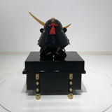 【O-074-K】Deep navy blue thread laced cloud dragon two-piece cuirass armor (helmet only)：濃紺糸威雲龍二枚胴具足（兜のみ）