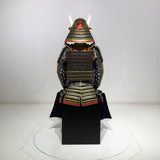 【O-020】Navy Blue Thread Laced Sewn-Extended Two-Piece Cuirass Armor：紺糸縫延二枚胴具足