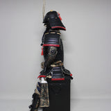 【O-016】Black Thread Laced Contemporary Small Plate Two-Piece Cuirass Armor：黒糸威当世小札二枚胴具足