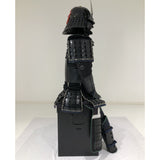 【O-036】Black Thread Laced Vertical Seam Two-Piece Cuirass Armor：黒糸威縦矧二枚胴具足