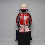 【O-017】Unohana Thread Laced Iyo Small Plate Two-Piece Cuirass Armor：卯の花糸威伊予二枚胴具足