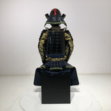 【O-044】Navy Blue Thread Laced Mugwort-Colored Diamond Stitch Two-Piece Cuirass Armor：紺糸威蓬菱綴二枚胴具足
