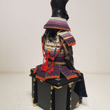 【O-011】Large Plate Purple Gradation Laced Haramaki Armor (Ninotani Helmet)：本大札紫裾濃威腹巻鎧（二之谷兜）