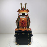 【O-006】Gold Small Plate Scarlet Laced Two-Piece Cuirass Armor：金小札緋威二枚胴具足