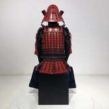 【O-033】Black Thread Laced Iyo Waist-Covering Two-Piece Cuirass Armor (Matte Finish)：黒糸威伊予腰取二枚胴具足（艶消し）