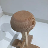 [A-013] Kabuto stand white wood (for adults)