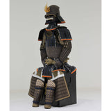 【O-041】Dark Navy Blue Thread Laced Riveted Two-Piece Cuirass Armor：濃紺糸威鋲綴二枚胴具足