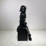 【O-074】Deep navy blue thread laced cloud and dragon two-piece cuirass armor：濃紺糸威雲龍二枚胴具足