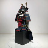 【O-037】Navy Blue Thread Laced Large Sleeved Black Two-Piece Cuirass Armor：紺糸威大袖黒二枚胴具足