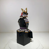 [C-009] Fuji-white thread-dyed black Iyo-fuda (child's armor)
