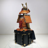 【O-006】Gold Small Plate Scarlet Laced Two-Piece Cuirass Armor：金小札緋威二枚胴具足