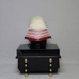 【O-017-K】U-no-hana thread laced Iyo two-piece cuirass armor (helmet only)：卯の花糸威伊予二枚胴（兜のみ）