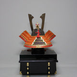 【O-004-K】Gold small plate laced otamada two-piece cuirass armor (helmet only)：金小札沢潟威二枚胴（兜のみ）