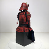 【O-033】Black Thread Laced Iyo Waist-Covering Two-Piece Cuirass Armor (Matte Finish)：黒糸威伊予腰取二枚胴具足（艶消し）