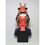 【O-038】Red Thread Laced Large Sleeved Red Two-Piece Cuirass Armor：赤糸威大袖赤二枚胴具足