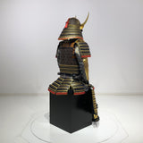 【O-020】Navy Blue Thread Laced Sewn-Extended Two-Piece Cuirass Armor：紺糸縫延二枚胴具足