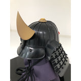 【O-036-K】Black thread laced vertical joined two-piece cuirass armor (helmet only)：黒糸威縦矧二枚胴具足（兜のみ）