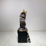[C-009] Fuji-white thread-dyed black Iyo-fuda (child's armor)