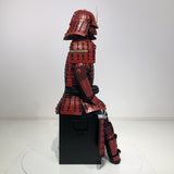 【O-033】Black Thread Laced Iyo Waist-Covering Two-Piece Cuirass Armor (Matte Finish)：黒糸威伊予腰取二枚胴具足（艶消し）