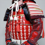 【O-017】Unohana Thread Laced Iyo Small Plate Two-Piece Cuirass Armor：卯の花糸威伊予二枚胴具足