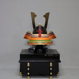 【O-025-K】Varied thread laced chest-guard Buddha two-piece cuirass armor (helmet only)：色々威胸取仏二枚胴（兜のみ）