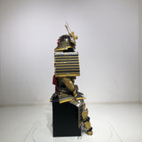 【O-024】Dark blue thread laced Buddha-style two-piece cuirass armor：紺糸威仏ニ枚胴具足