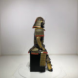 【O-020】Navy Blue Thread Laced Sewn-Extended Two-Piece Cuirass Armor：紺糸縫延二枚胴具足