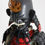 【O-067】Black thread laced Yamatomune shoulder plates two-piece cuirass armor：黒糸威山道頭札二枚胴具足
