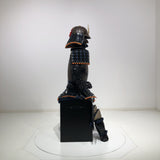 【O-045】Navy Blue Thread Laced Rusted Iron Riveted Two-Piece Cuirass Armor：紺糸威鉄錆鋲綴二枚胴具足