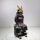 [C-009] Fuji-white thread-dyed black Iyo-fuda (child's armor)