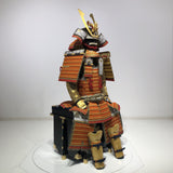 【O-006】Gold Small Plate Scarlet Laced Two-Piece Cuirass Armor：金小札緋威二枚胴具足