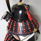 【O-048】Red Thread Laced Iyo Sugake Style Two-Piece Cuirass Armor (Matte Lacquer Finish)：赤糸威伊予素懸二枚胴具足　(艶消塗)