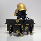 [Y-044-K] Tokugawa Ieyasu gold-plated head shape (medium) (helmet only)