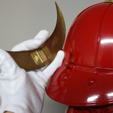 【O-060】Scarlet Thread Laced Red Okegawa Two-Piece Cuirass Armor：緋糸威赤桶側二枚胴具足