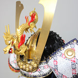 [C-006] Navy blue gold-plated modern kozane ooyoroi (children's armor)