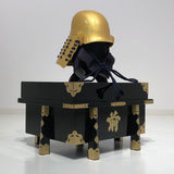 [Y-045-K] Tokugawa Ieyasu gold-plated head shape (small) (helmet only)