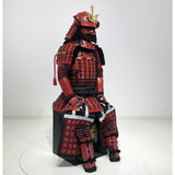 【O-033】Black Thread Laced Iyo Waist-Covering Two-Piece Cuirass Armor (Matte Finish)：黒糸威伊予腰取二枚胴具足（艶消し）