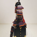 【O-011】Large Plate Purple Gradation Laced Haramaki Armor (Ninotani Helmet)：本大札紫裾濃威腹巻鎧（二之谷兜）
